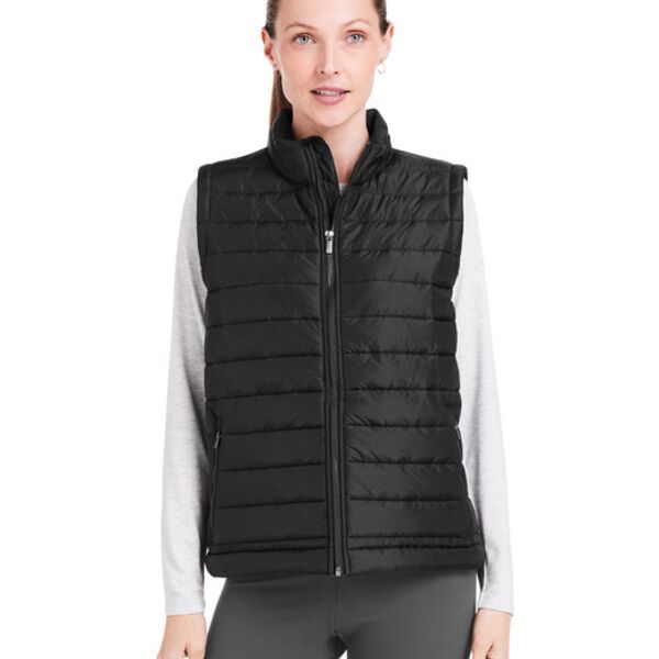 Ladies' Quilted Puffer Vest Thumbnail