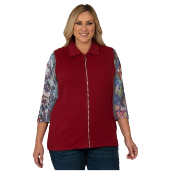 Crystal Zipper Vest Thumbnail