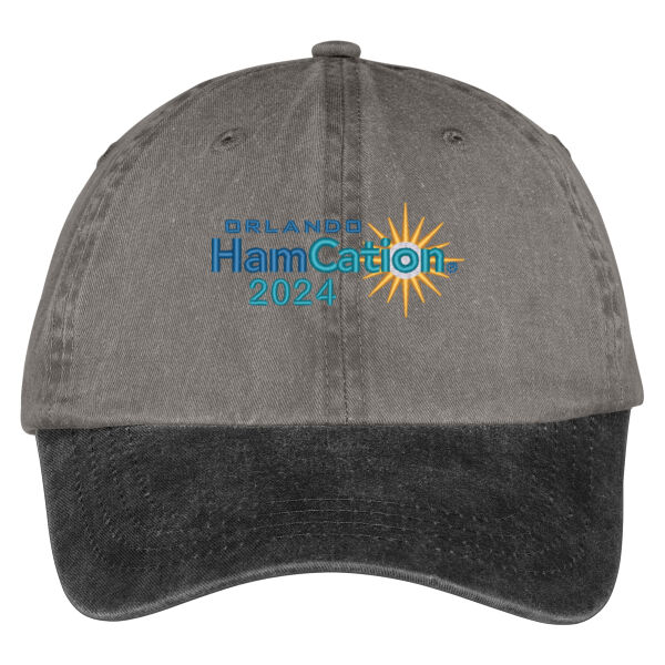 Hamcation Logo Two Tone Pigment Dyed Cap Thumbnail