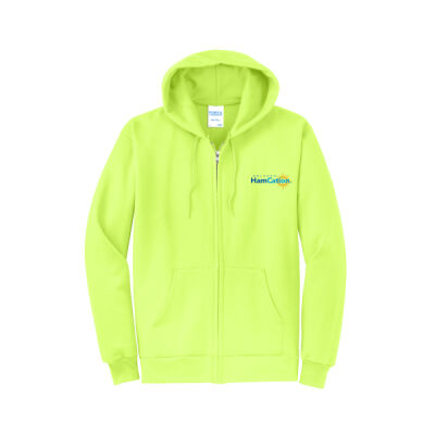 Unisex Core Fleece Hooded Full Zip Sweatshirt Thumbnail