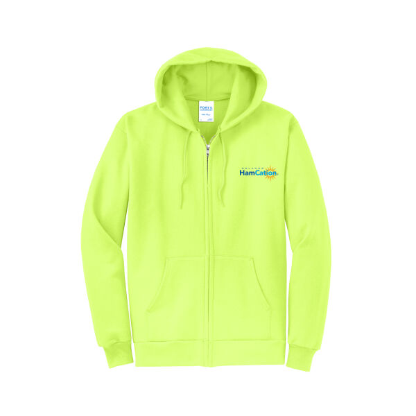 Unisex Core Fleece Hooded Full Zip Sweatshirt Thumbnail