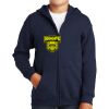 Youth Heavy Blend Full Zip Hooded Sweatshirt Thumbnail