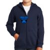 Youth Heavy Blend Full Zip Hooded Sweatshirt Thumbnail