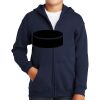 Youth Heavy Blend Full Zip Hooded Sweatshirt Thumbnail