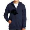 Youth Heavy Blend Full Zip Hooded Sweatshirt Thumbnail