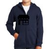 Youth Heavy Blend Full Zip Hooded Sweatshirt Thumbnail