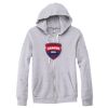 Adult Triblend Full-Zip Fleece Hooded Sweatshirt Thumbnail