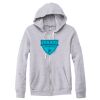 Adult Triblend Full-Zip Fleece Hooded Sweatshirt Thumbnail