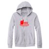 Adult Triblend Full-Zip Fleece Hooded Sweatshirt Thumbnail