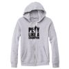 Adult Triblend Full-Zip Fleece Hooded Sweatshirt Thumbnail