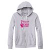 Adult Triblend Full-Zip Fleece Hooded Sweatshirt Thumbnail