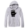 Adult Triblend Full-Zip Fleece Hooded Sweatshirt Thumbnail