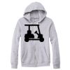 Adult Triblend Full-Zip Fleece Hooded Sweatshirt Thumbnail