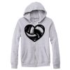 Adult Triblend Full-Zip Fleece Hooded Sweatshirt Thumbnail