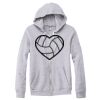 Adult Triblend Full-Zip Fleece Hooded Sweatshirt Thumbnail