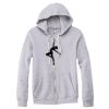 Adult Triblend Full-Zip Fleece Hooded Sweatshirt Thumbnail