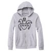 Adult Triblend Full-Zip Fleece Hooded Sweatshirt Thumbnail