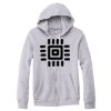 Adult Triblend Full-Zip Fleece Hooded Sweatshirt Thumbnail