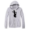 Adult Triblend Full-Zip Fleece Hooded Sweatshirt Thumbnail