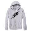 Adult Triblend Full-Zip Fleece Hooded Sweatshirt Thumbnail