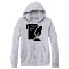 Adult Triblend Full-Zip Fleece Hooded Sweatshirt Thumbnail