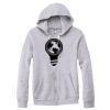 Adult Triblend Full-Zip Fleece Hooded Sweatshirt Thumbnail
