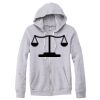 Adult Triblend Full-Zip Fleece Hooded Sweatshirt Thumbnail
