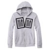 Adult Triblend Full-Zip Fleece Hooded Sweatshirt Thumbnail