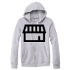 Adult Triblend Full-Zip Fleece Hooded Sweatshirt Thumbnail