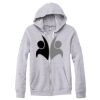 Adult Triblend Full-Zip Fleece Hooded Sweatshirt Thumbnail