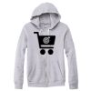 Adult Triblend Full-Zip Fleece Hooded Sweatshirt Thumbnail