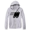 Adult Triblend Full-Zip Fleece Hooded Sweatshirt Thumbnail