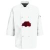Eight Pearl Button Chef Coat with Thermometer Pocket Thumbnail