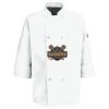Eight Pearl Button Chef Coat with Thermometer Pocket Thumbnail