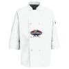 Eight Pearl Button Chef Coat with Thermometer Pocket Thumbnail