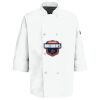 Button Chef Coat with Thermometer Pocket Thumbnail