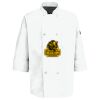 Button Chef Coat with Thermometer Pocket Thumbnail