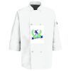Button Chef Coat with Thermometer Pocket Thumbnail