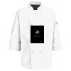 Button Chef Coat with Thermometer Pocket Thumbnail