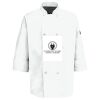 Button Chef Coat with Thermometer Pocket Thumbnail