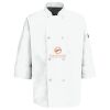 Button Chef Coat with Thermometer Pocket Thumbnail