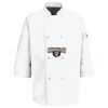 Button Chef Coat with Thermometer Pocket Thumbnail