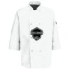 Button Chef Coat with Thermometer Pocket Thumbnail