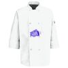 Button Chef Coat with Thermometer Pocket Thumbnail