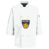 Eight Pearl Button Chef Coat with Thermometer Pocket Thumbnail