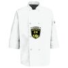 Button Chef Coat with Thermometer Pocket Thumbnail