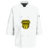 Button Chef Coat with Thermometer Pocket Thumbnail