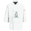 Eight Pearl Button Chef Coat with Thermometer Pocket Thumbnail