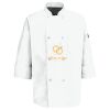 Button Chef Coat with Thermometer Pocket Thumbnail