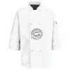 Button Chef Coat with Thermometer Pocket Thumbnail